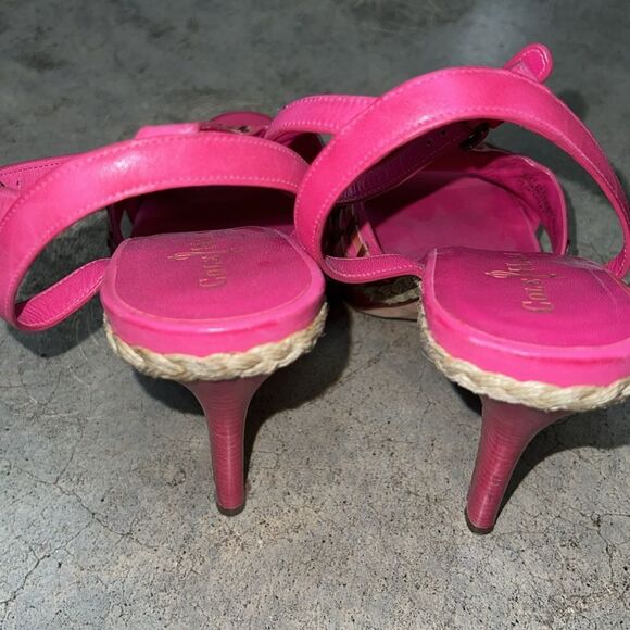 Cole Haan pink espadrille heels - Picture 7 of 7